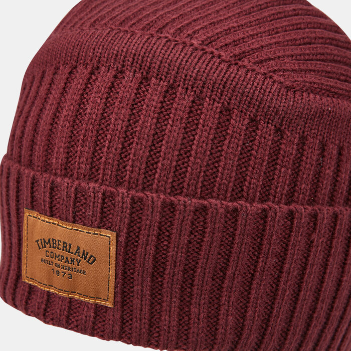 Timberland Men's Gulf Beach Beanie Red Timberland Men's Gulf Beach Beanie Red image number 2