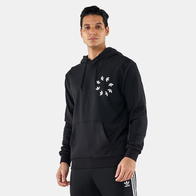 adidas Originals Men's Adicolor Shattered Trefoil Hoodie Black
