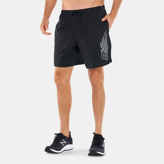 New Balance Men's Fast Flight 7-Inch Shorts Black image number 0