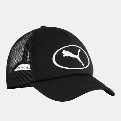 PUMA Kids' Essentials Logo Trucker Cap Black
