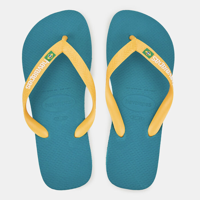 Havaianas Brasil Logo Flip Flops Green Havaianas Brasil Logo Flip Flops Green image number 0