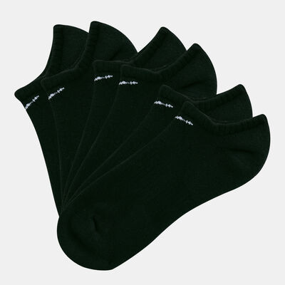 Nike Everyday Cushion No-Show Training Socks (3 Pack) Black