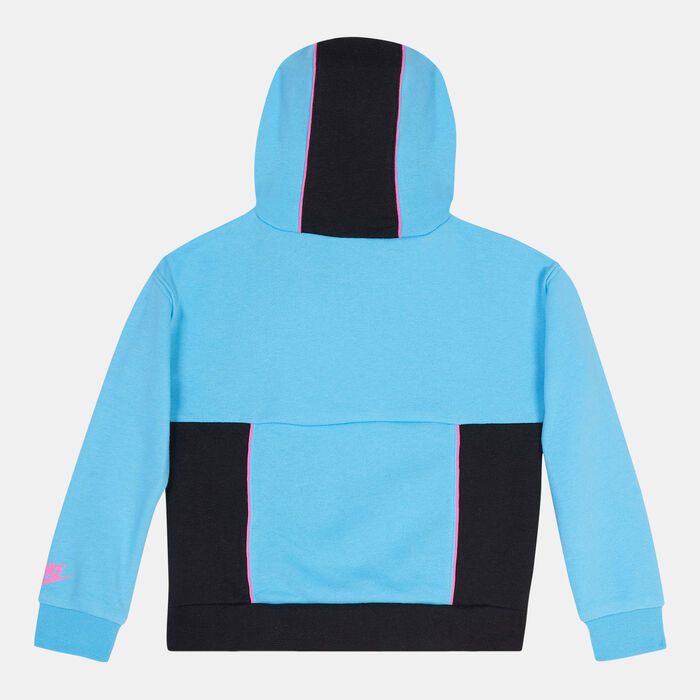 Nike Kids' Sportswear Real Pullover Hoodie (Younger Kids) Blue Nike Kids' Sportswear Real Pullover Hoodie (Younger Kids) Blue image number 1