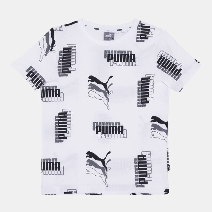 PUMA Kids' Power Allover Print T-Shirt White PUMA Kids' Power Allover Print T-Shirt White image number 0