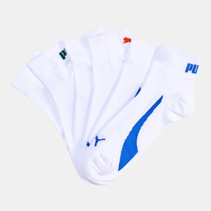 PUMA Lifestyle Quarter Socks (3 pack) White image number 0