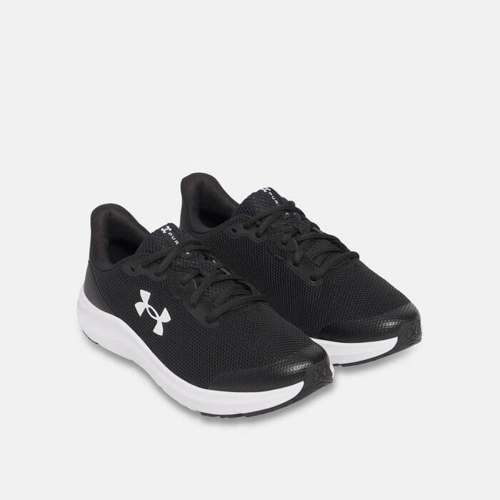 Under Armour Kids' Pursuit 4 Running Shoes Black image number 4