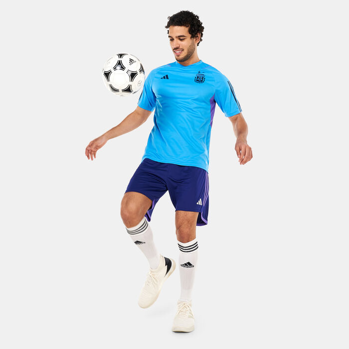 adidas Men's Argentina Stadium Away Shorts - 2022 Blue adidas Men's Argentina Stadium Away Shorts - 2022 Blue image number 2