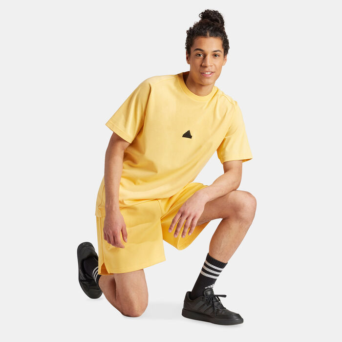 adidas Men's Z.N.E. Training T-Shirt yellow adidas Men's Z.N.E. Training T-Shirt yellow image number 2
