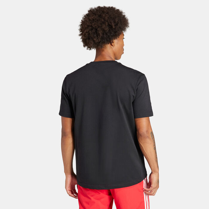 adidas Originals Men's Adicolor Trefoil T-Shirt Black image number 1