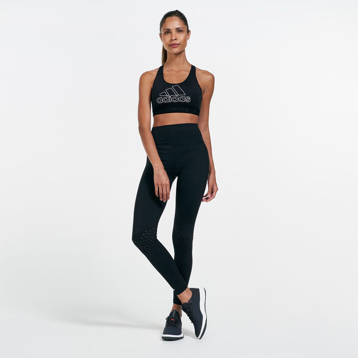 adidas Women's Don't Rest Badge Of Sport Bra Black image number 2