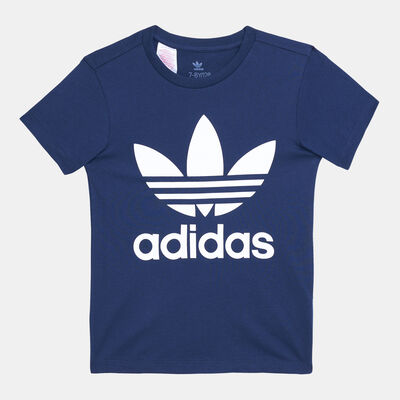 adidas Originals Kids' Trefoil T-Shirt Blue