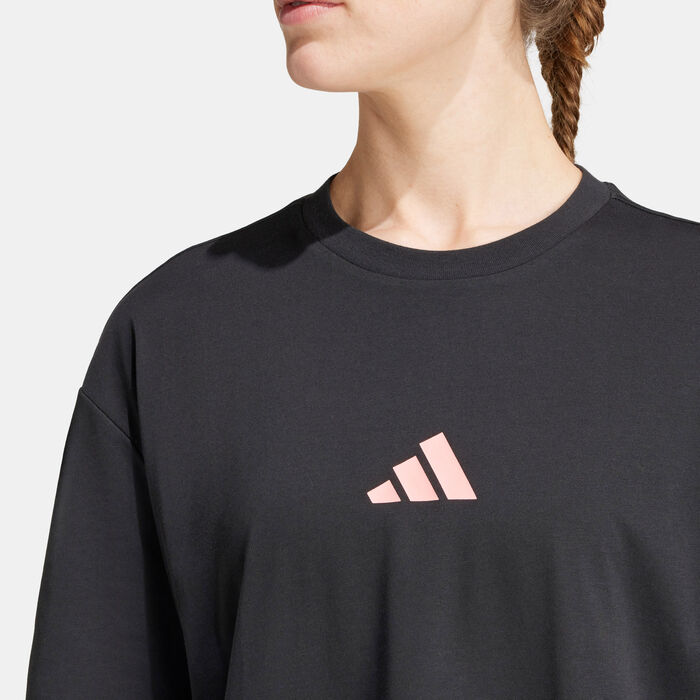 adidas Women's Strength Graphic T-Shirt Black adidas Women's Strength Graphic T-Shirt Black image number 3