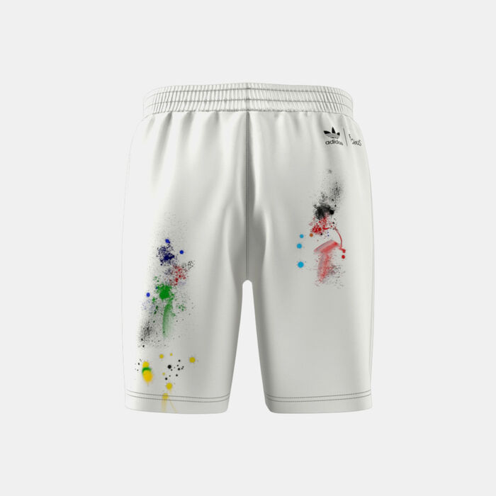 adidas Originals Men's x FEWOCiOUS Shorts White adidas Originals Men's x FEWOCiOUS Shorts White image number 1