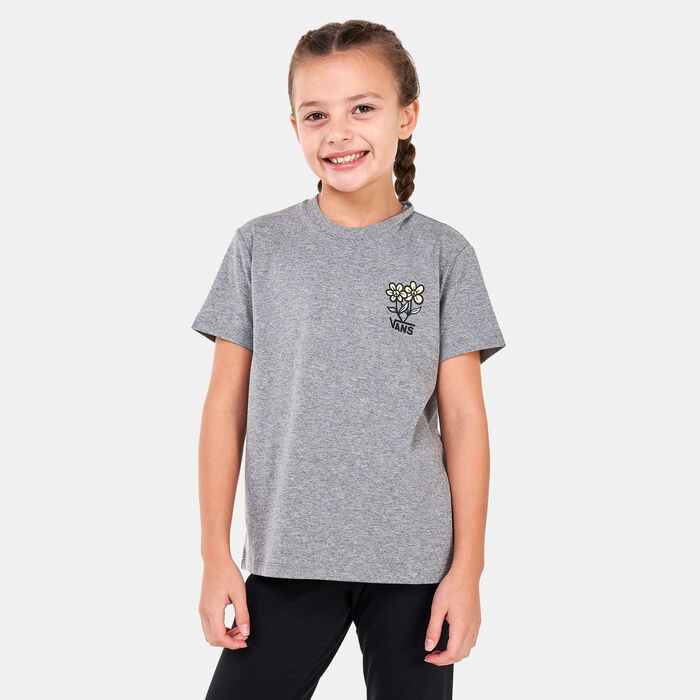 Vans Kids' Ground Level Crew T-Shirt Grey Vans Kids' Ground Level Crew T-Shirt Grey image number 0