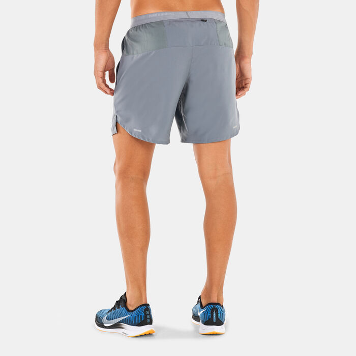 Nike Men's Stride Dri-FIT Running Shorts Grey image number 1