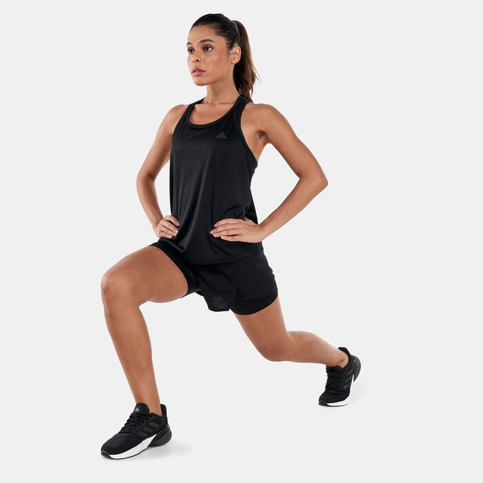 adidas Women's Primeblue Designed 2 Move 2-in-1 Sport Shorts Black adidas Women's Primeblue Designed 2 Move 2-in-1 Sport Shorts Black image number 2