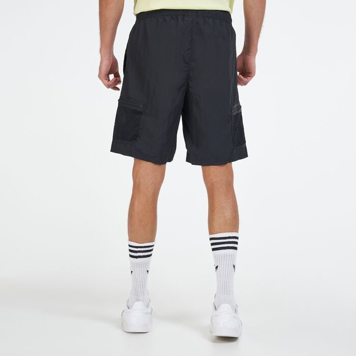 adidas Originals Men's Adventure Cargo Shorts Black adidas Originals Men's Adventure Cargo Shorts Black image number 1