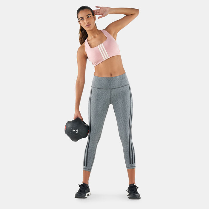adidas Women's PowerImpact Training Medium-Support Sports Bra Pink adidas Women's PowerImpact Training Medium-Support Sports Bra Pink image number 2