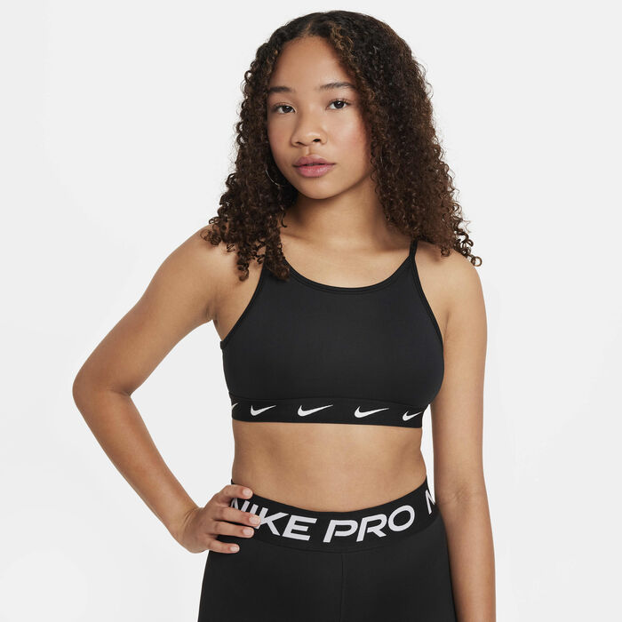 Nike Girls' One Sports Bra Black image number 0