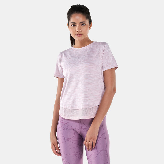 Under Armour Women's UA Tech™ Vent T-Shirt Pink Under Armour Women's UA Tech™ Vent T-Shirt Pink image number 0