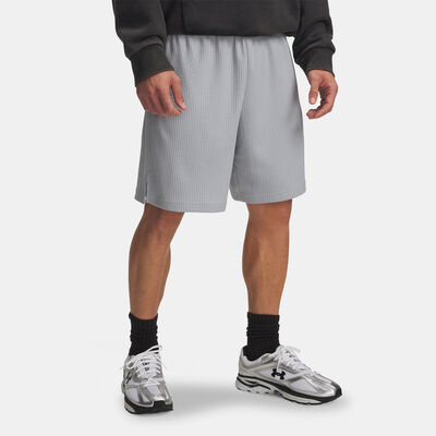 Under Armour Men's Rival Waffle Shorts Grey