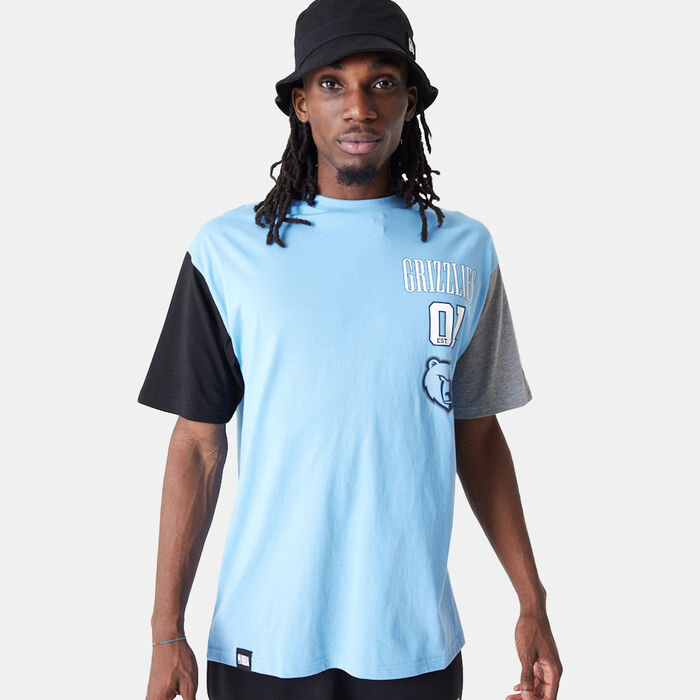 New Era Men's Memphis Grizzlies NBA T-Shirt Blue New Era Men's Memphis Grizzlies NBA T-Shirt Blue image number 0
