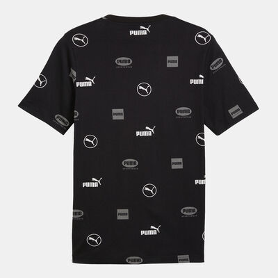 PUMA Men's Power Allover Print T-Shirt Black