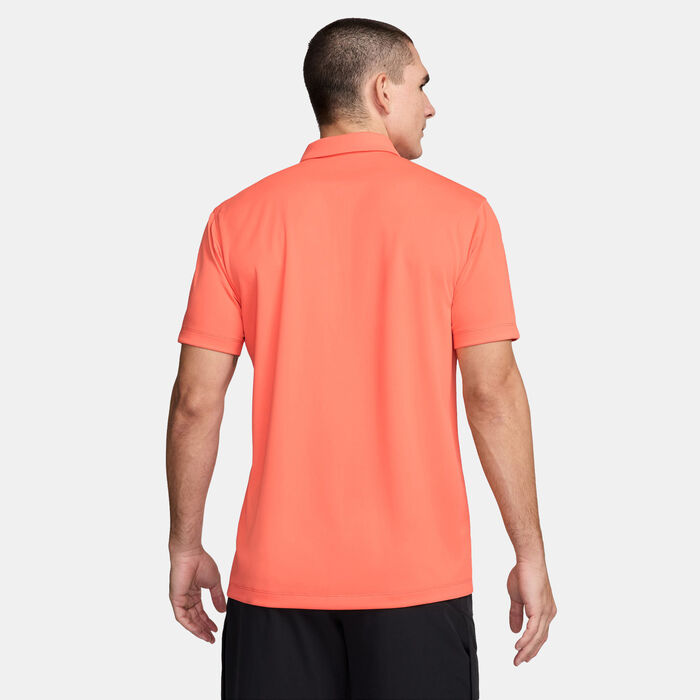 Nike Men's Court Dri-FIT Tennis Polo Shirt Peach image number 1