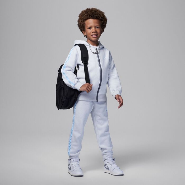 Jordan Kids' MJ Flight MVP Full-Zip Hoodie Set Blue Jordan Kids' MJ Flight MVP Full-Zip Hoodie Set Blue image number 0