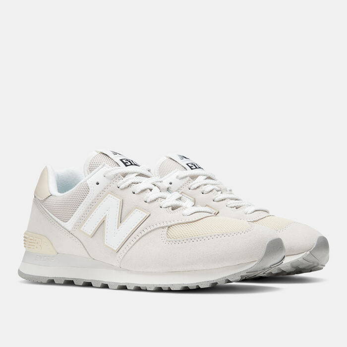 New Balance Men's 574 Shoe Beige image number 1