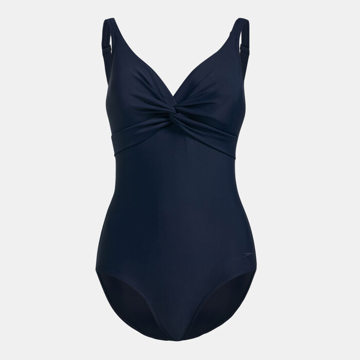 Speedo Women's Brigitte Swimsuit Blue Speedo Women's Brigitte Swimsuit Blue image number 0