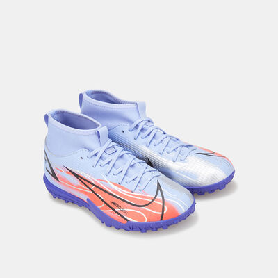 Nike Kids' Mercurial Superfly 8 Academy Turf Ground Football Shoe Purple Nike Kids' Mercurial Superfly 8 Academy Turf Ground Football Shoe Purple