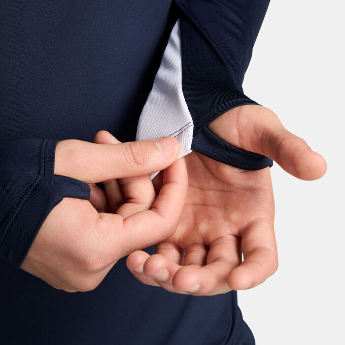 Nike Men's Strike Dri-FIT 1/2-Zip Football Drill Top Blue image number 3