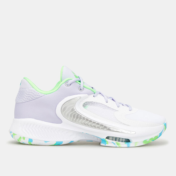 Nike Men's Zoom Freak 4 Basketball Shoe White Nike Men's Zoom Freak 4 Basketball Shoe White image number 0