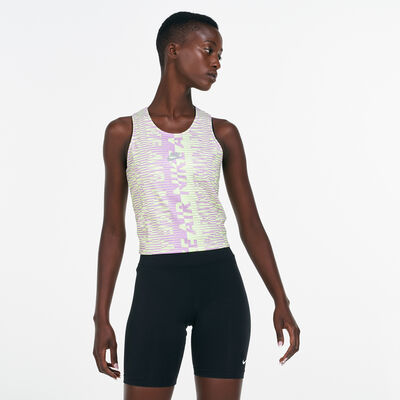 Nike Women's Air Printed Tank Top Purple Nike Women's Air Printed Tank Top Purple