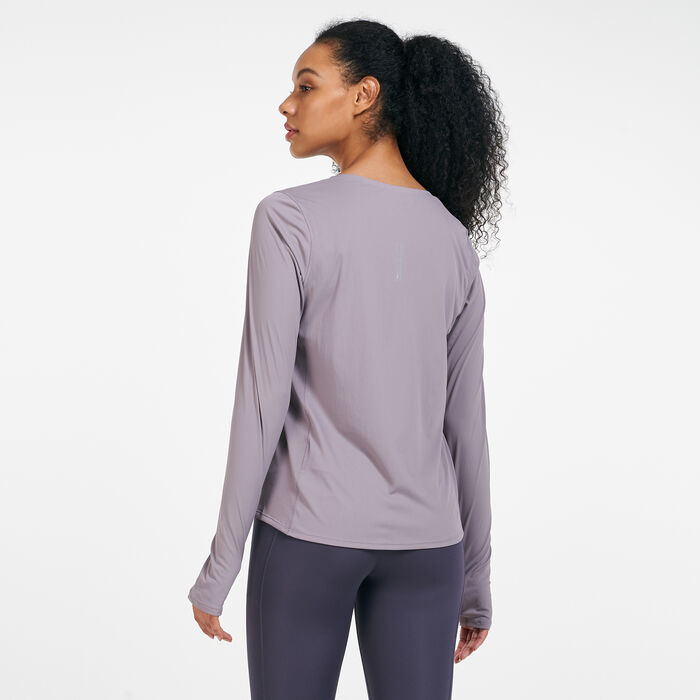 Nike Women's City Sleek T-Shirt Purple Nike Women's City Sleek T-Shirt Purple image number 1