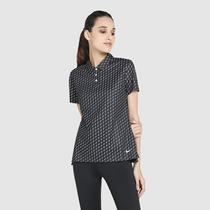 Nike Golf Women's Dri-FIT Victory Golf Polo Shirt Black Nike Golf Women's Dri-FIT Victory Golf Polo Shirt Black image number 0