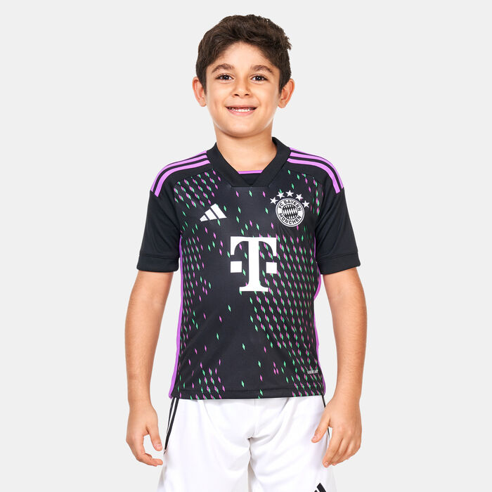 adidas Kids' FC Bayern Munich Away Jersey - 2023/24 Black image number 0