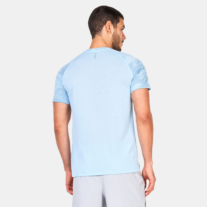 Under Armour Men's Streaker Speed Camo T-Shirt Blue Under Armour Men's Streaker Speed Camo T-Shirt Blue image number 1