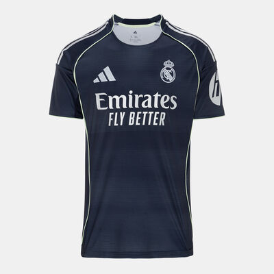 adidas Men's Real Madrid 25/26 Away Replica Football Jersey Blue
