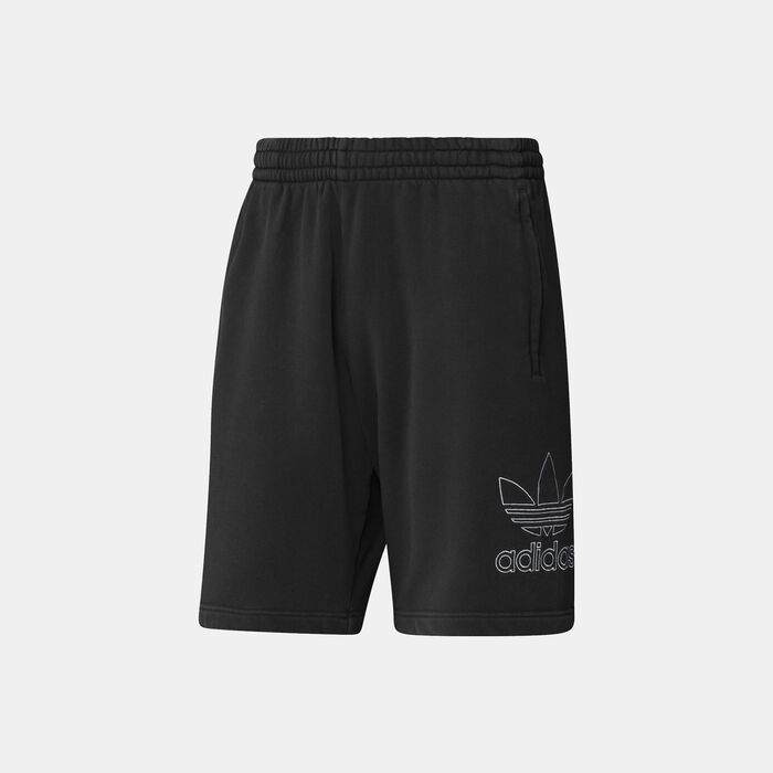 adidas Originals Men's Adicolor Outline Trefoil Shorts Black adidas Originals Men's Adicolor Outline Trefoil Shorts Black image number 0