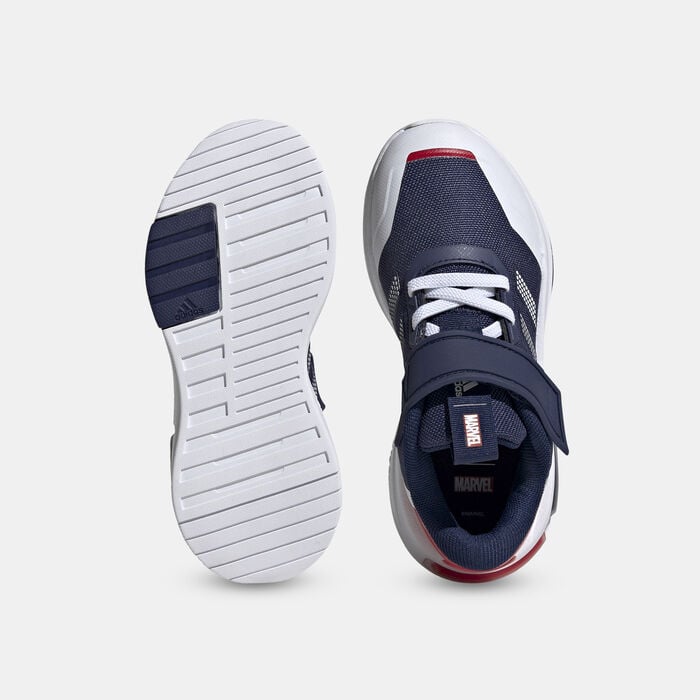 adidas Kids' Marvel's Captain America Racer Shoes Blue adidas Kids' Marvel's Captain America Racer Shoes Blue image number 4