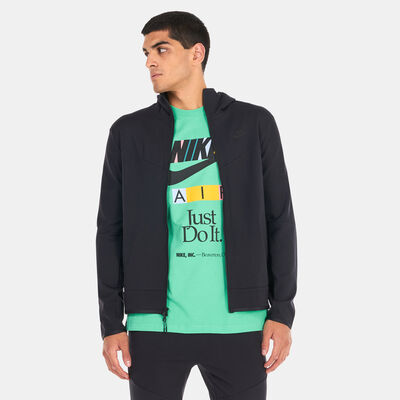 Nike Men's Tech Fleece Lightweight Full-Zip Hooded Jacket Black Nike Men's Tech Fleece Lightweight Full-Zip Hooded Jacket Black