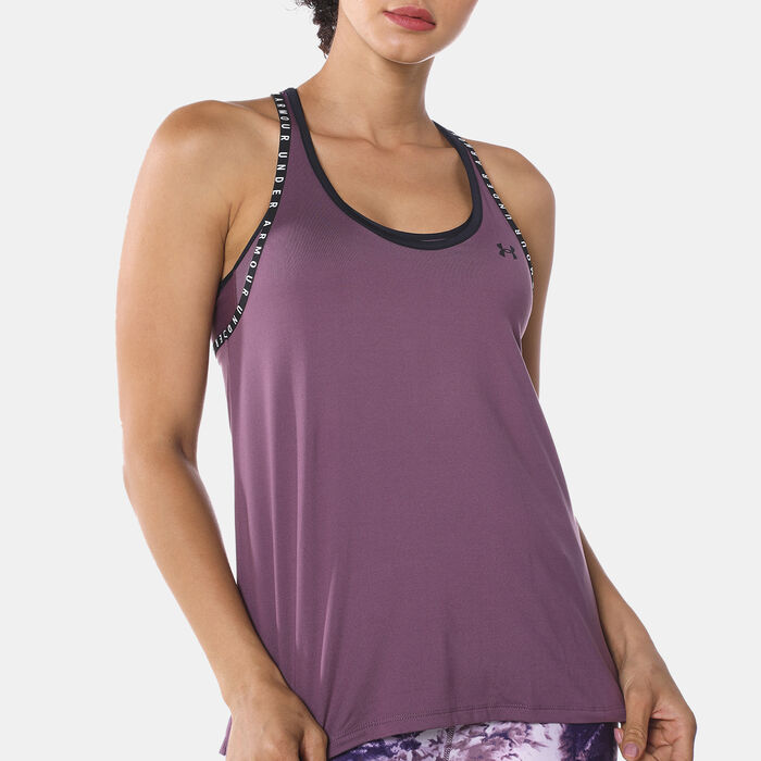 Under Armour Women's Knockout Tank Top Purple image number 3