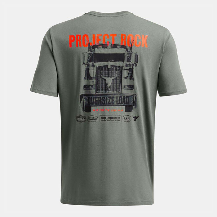 Under Armour Men's Project Rock Tools Of The Trade T-Shirt Green Under Armour Men's Project Rock Tools Of The Trade T-Shirt Green image number 1