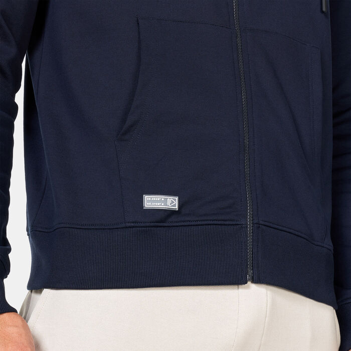 Sun and Sand Sports Men's Zipper Hoodie Blue Sun and Sand Sports Men's Zipper Hoodie Blue image number 3