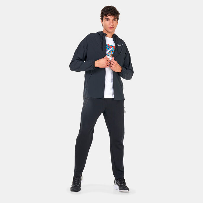 Nike Men's Pro Dri-FIT Flex Vent Max Full-Zip Hooded Training Jacket Black image number 2