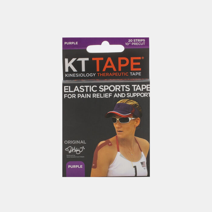 KT Tape Original Pre-Cut 2.0 Strip Cotton Purple KT Tape Original Pre-Cut 2.0 Strip Cotton Purple image number 2