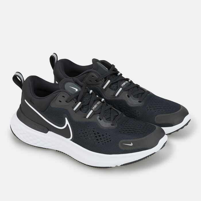 Nike Women's React Miler 2 Shoe Black image number 1