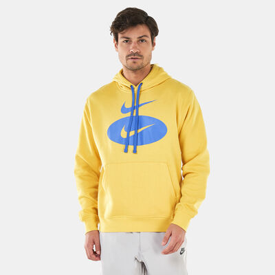 Nike Men's Sportswear Swoosh League Fleece Hoodie yellow